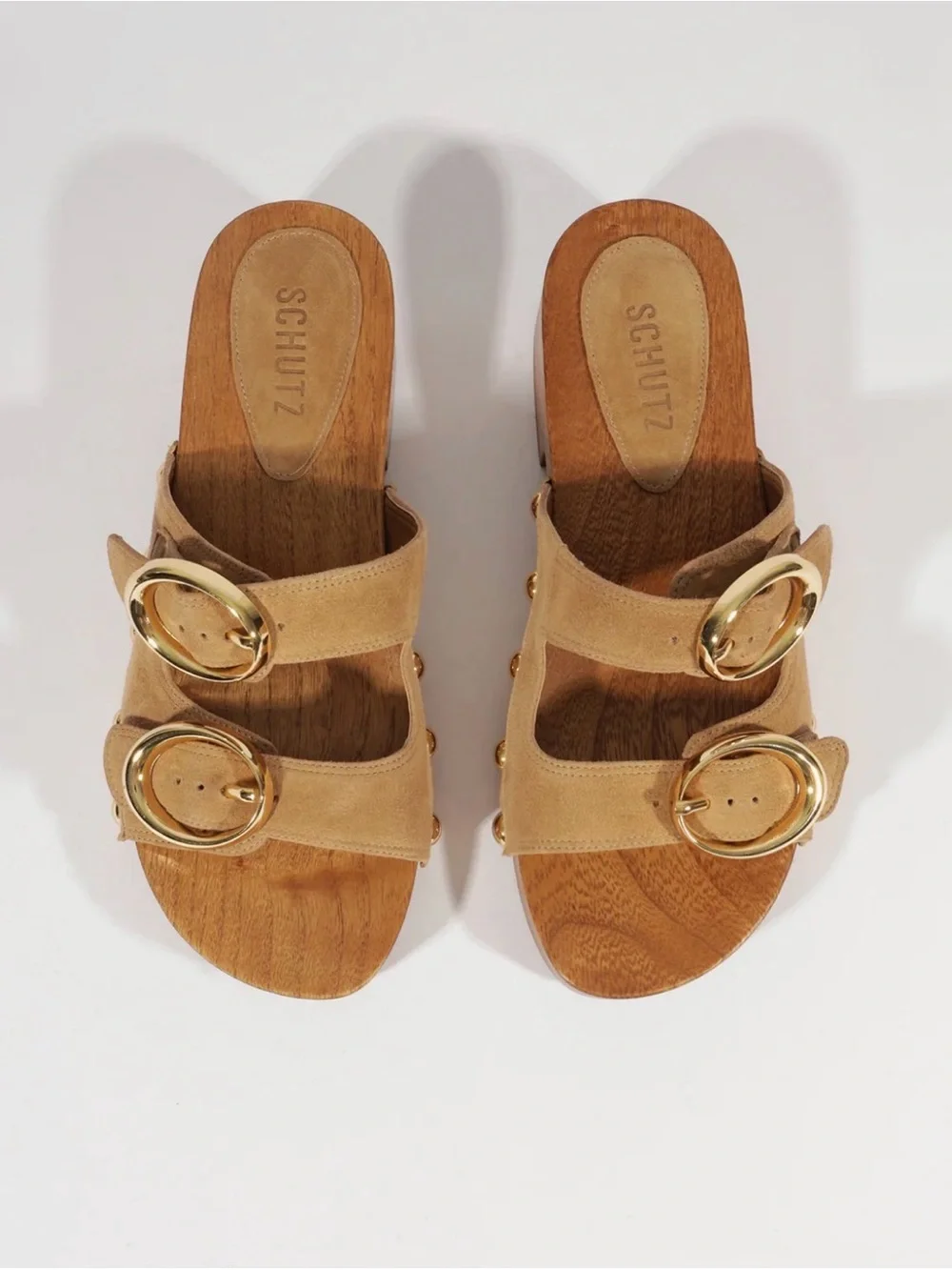 Schutz Juno Sandal in Sandstone - Picture 4 of 9